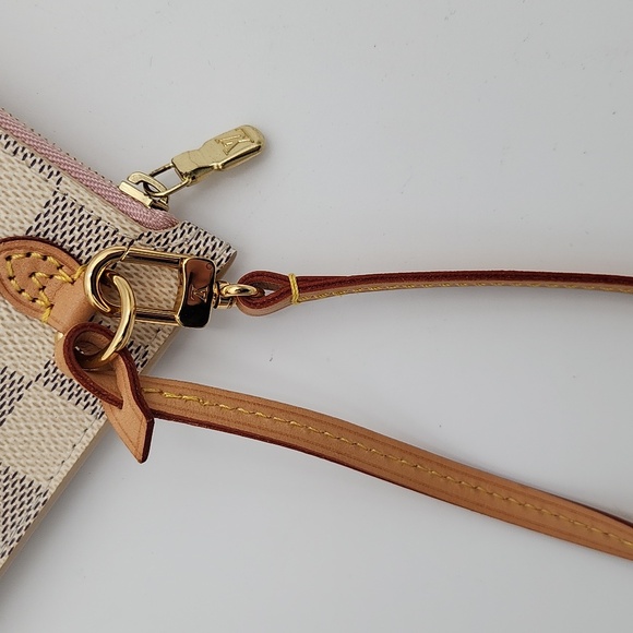 Louis Vuitton Damier Azur Leather Wristlet - Picture 5 of 5